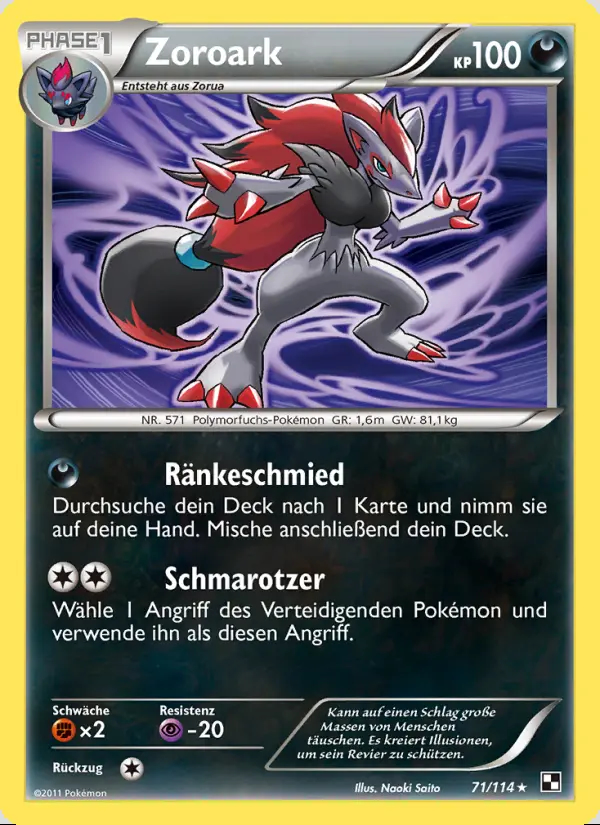 Image of the card Zoroark