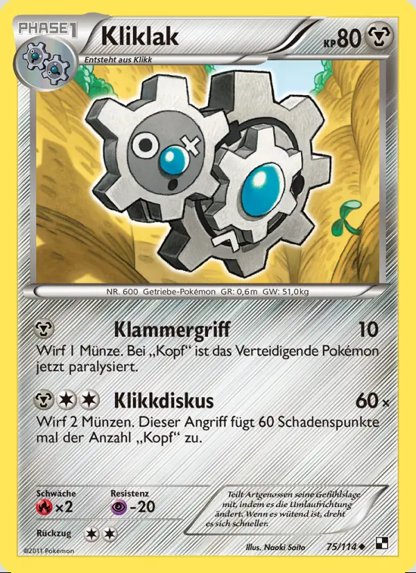 Image of the card Kliklak
