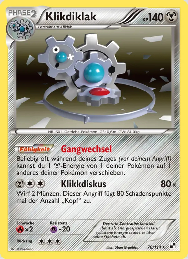 Image of the card Klikdiklak