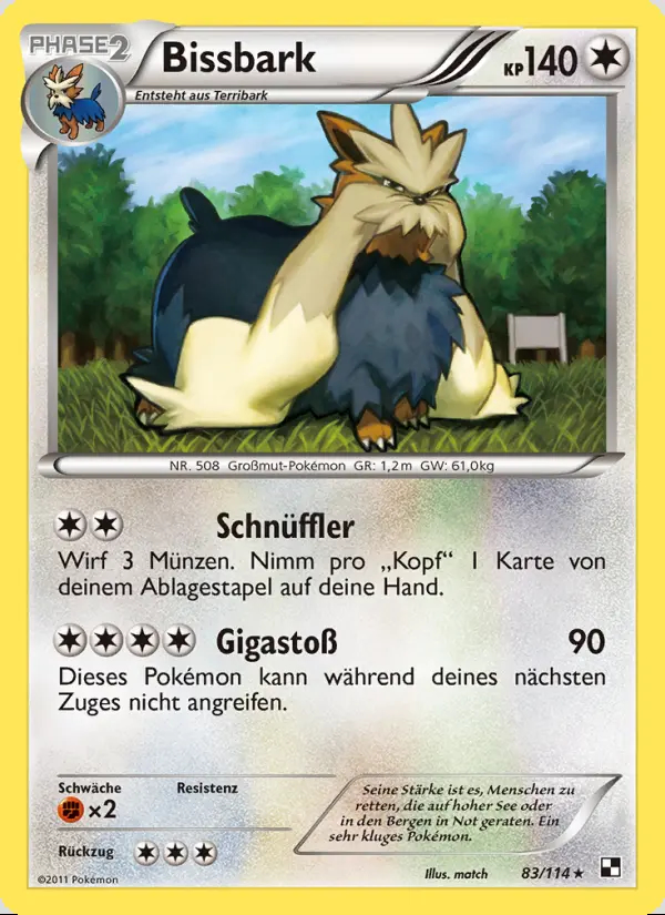Image of the card Bissbark