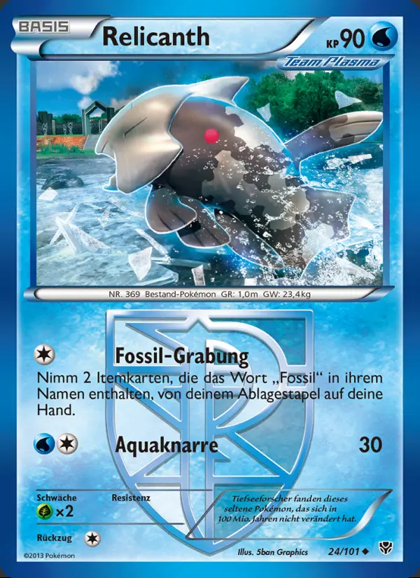 Image of the card Relicanth
