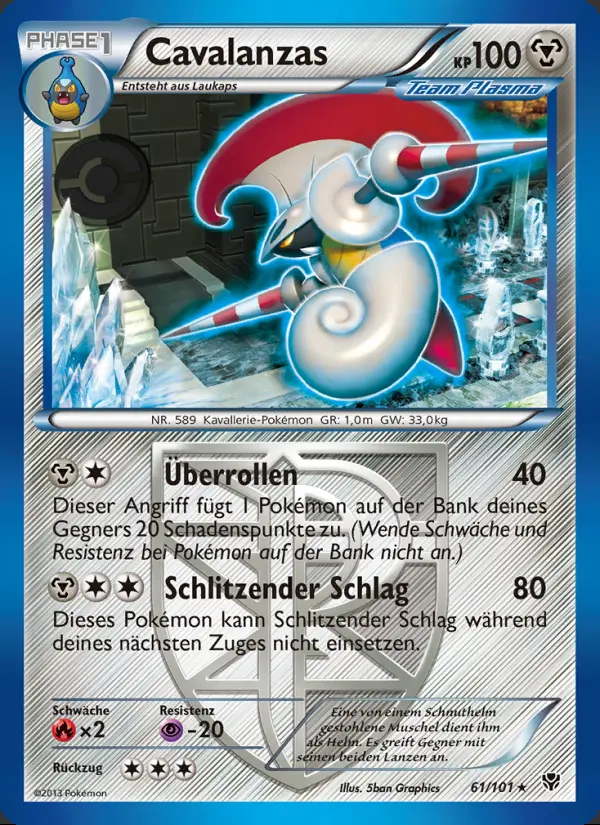 Image of the card Cavalanzas