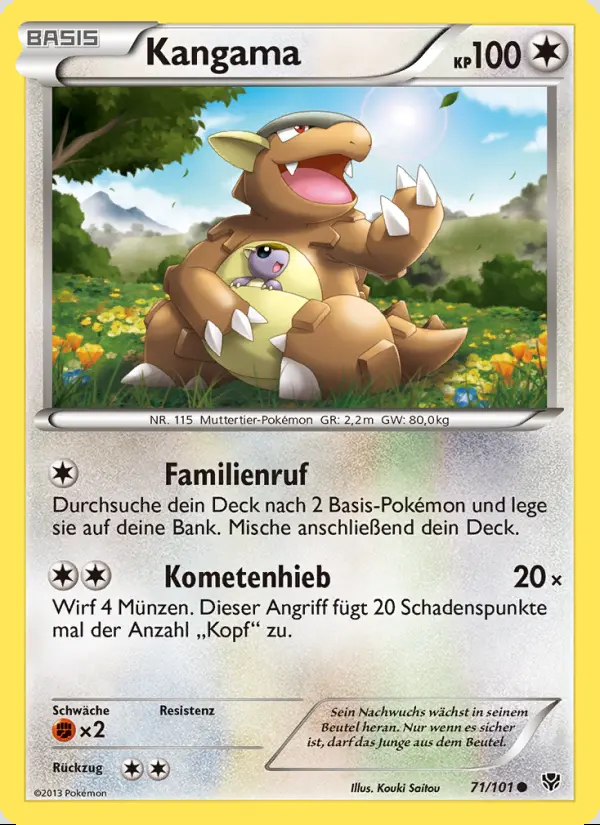 Image of the card Kangama