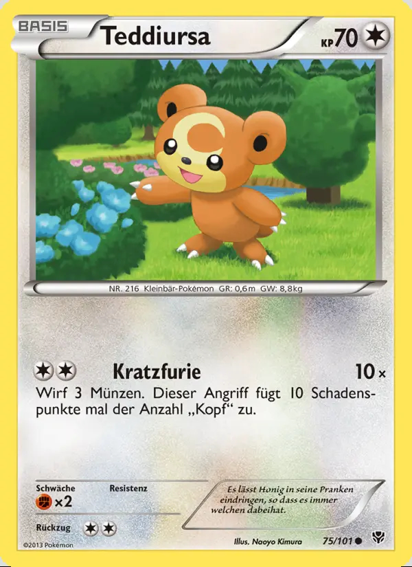 Image of the card Teddiursa