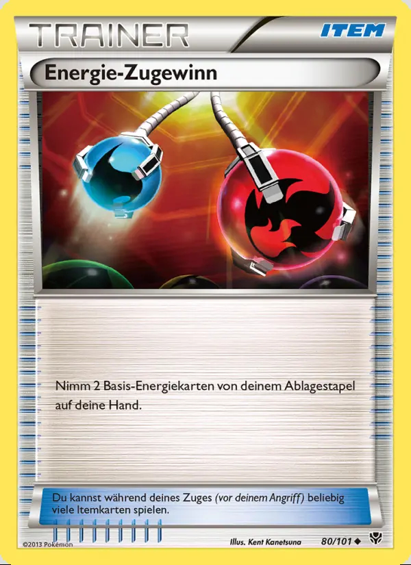 Image of the card Energie-Zugewinn
