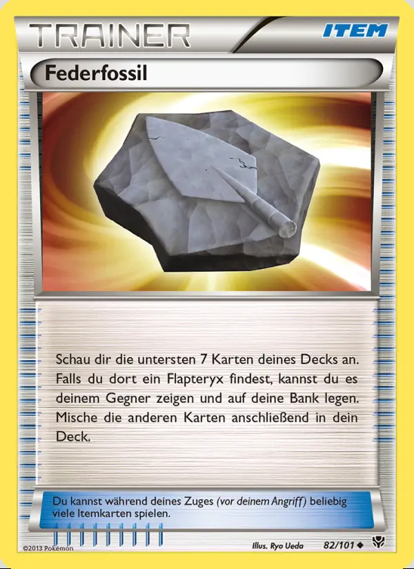 Image of the card Federfossil