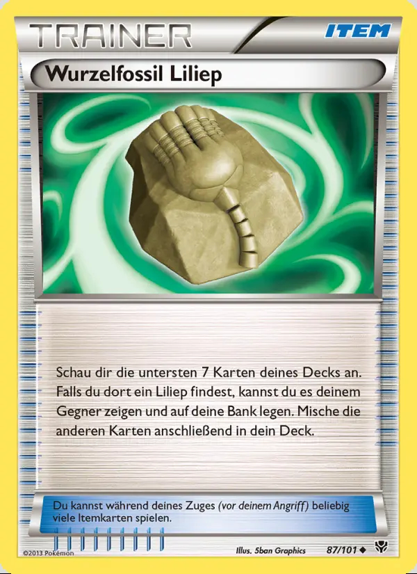Image of the card Wurzelfossil Liliep