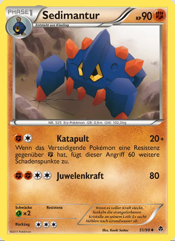 Image of the card Sedimantur