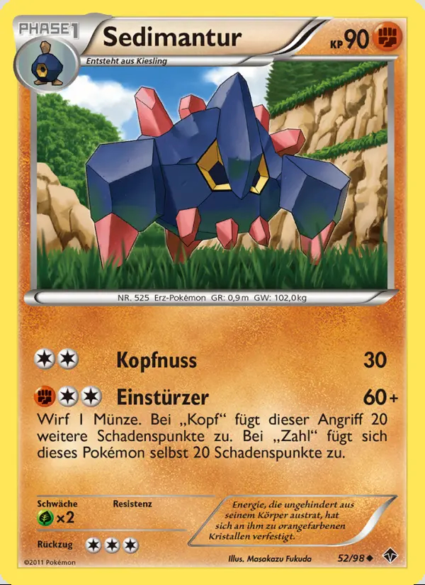 Image of the card Sedimantur