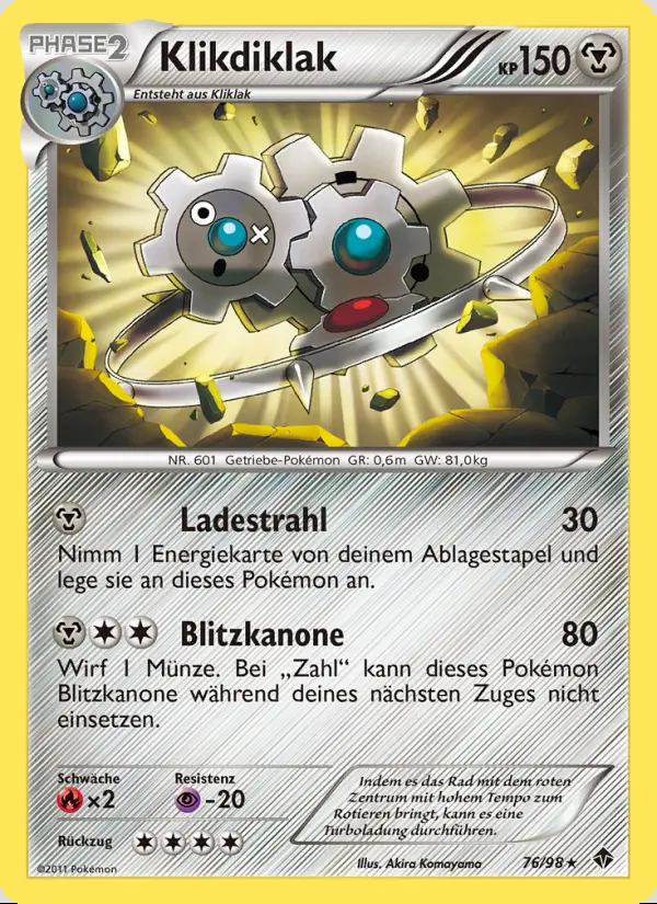 Image of the card Klikdiklak