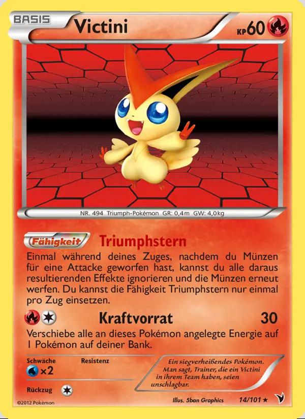Image of the card Victini