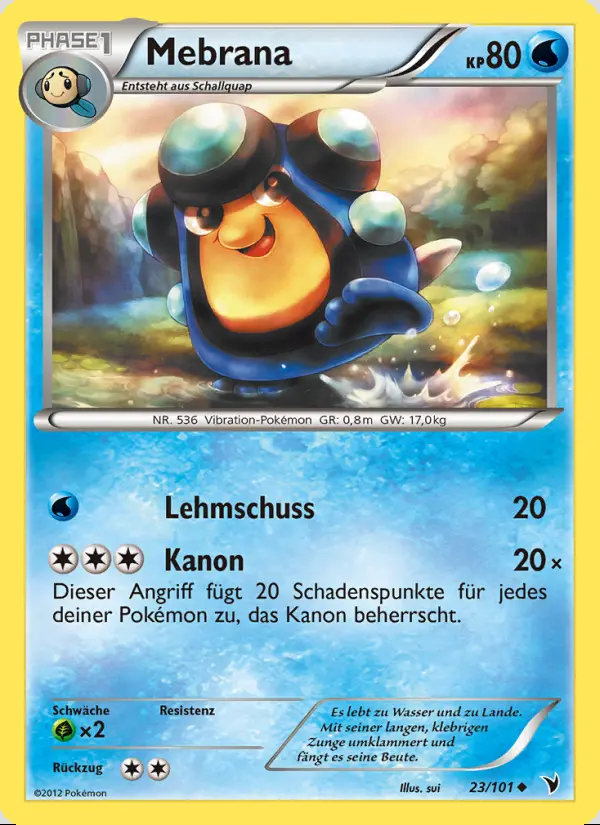 Image of the card Mebrana