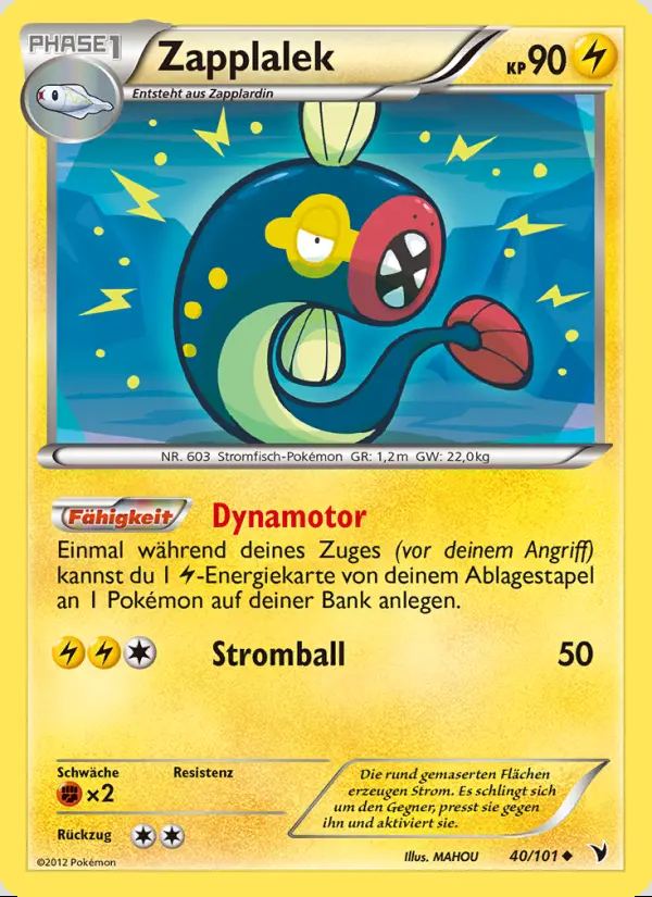 Image of the card Zapplalek