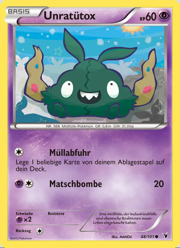 Image of the card Unratütox