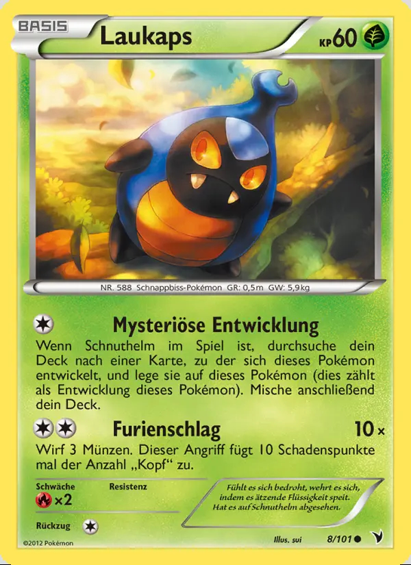 Image of the card Laukaps