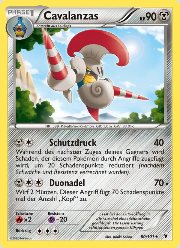 Image of the card Cavalanzas