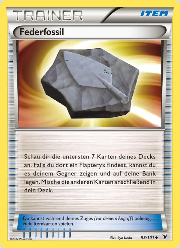 Image of the card Federfossil