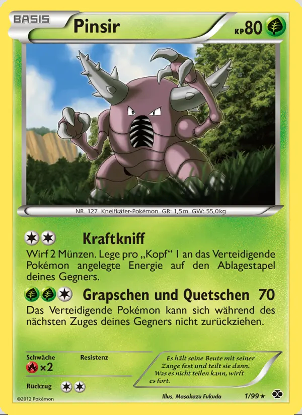 Image of the card Pinsir