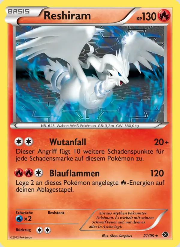 Image of the card Reshiram