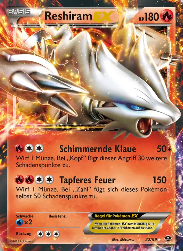 Image of the card Reshiram-EX