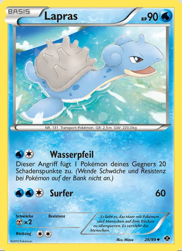Image of the card Lapras