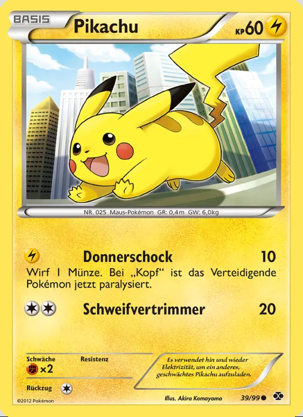 Image of the card Pikachu