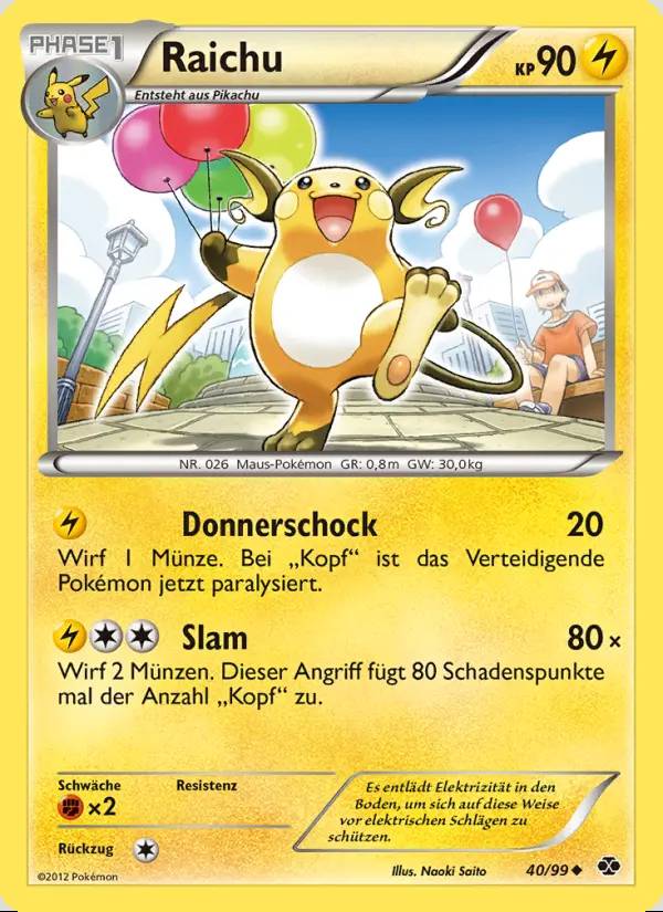 Image of the card Raichu
