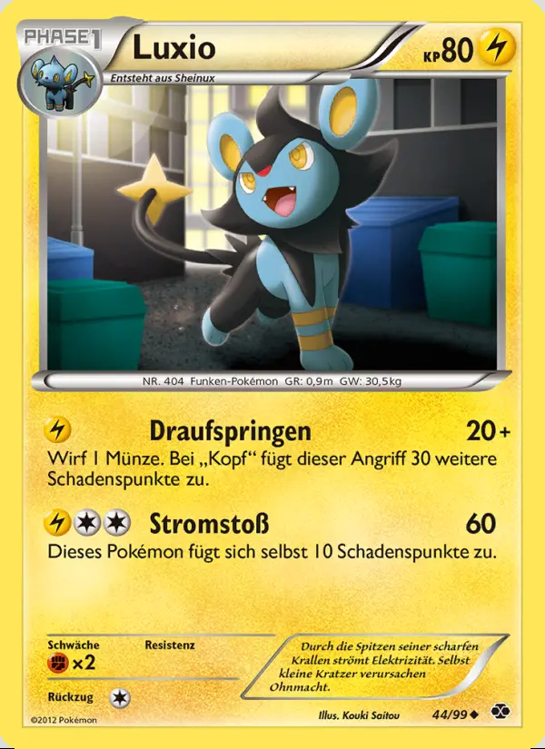 Image of the card Luxio
