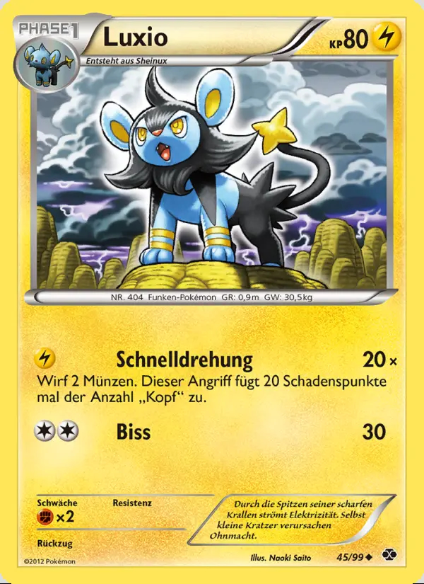Image of the card Luxio