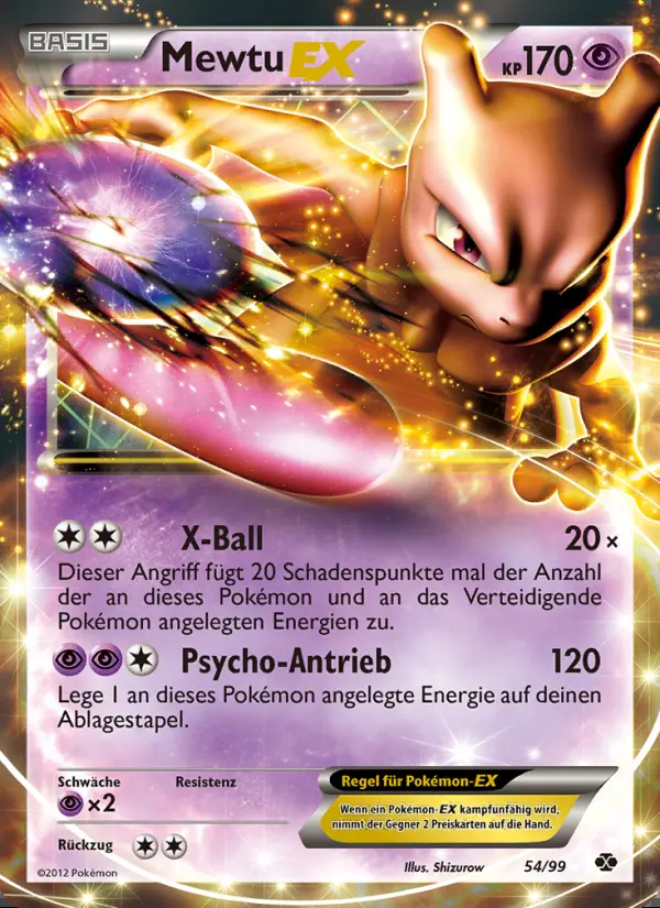 Image of the card Mewtu-EX