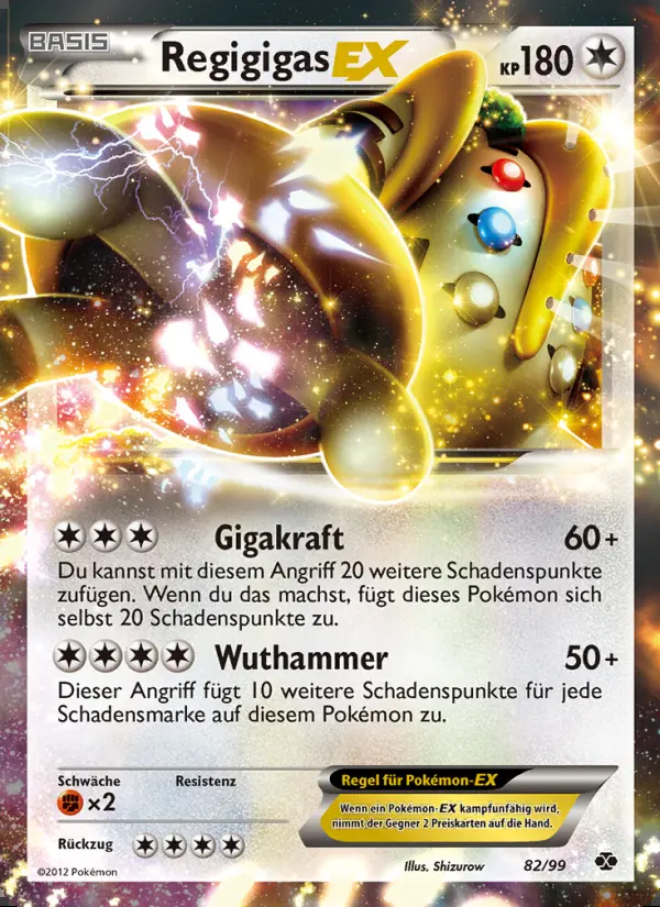 Image of the card Regigigas-EX