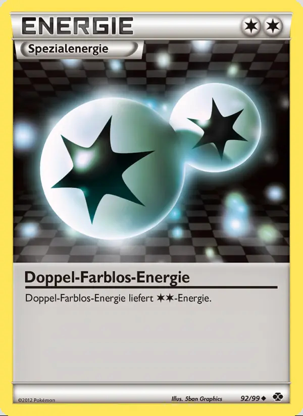 Image of the card Doppel-Farblos-Energie