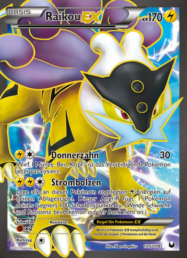 Image of the card Raikou-EX