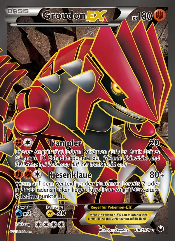 Image of the card Groudon-EX