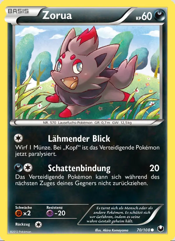 Image of the card Zorua
