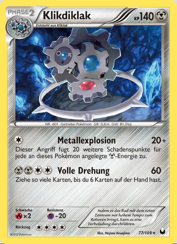 Image of the card Klikdiklak