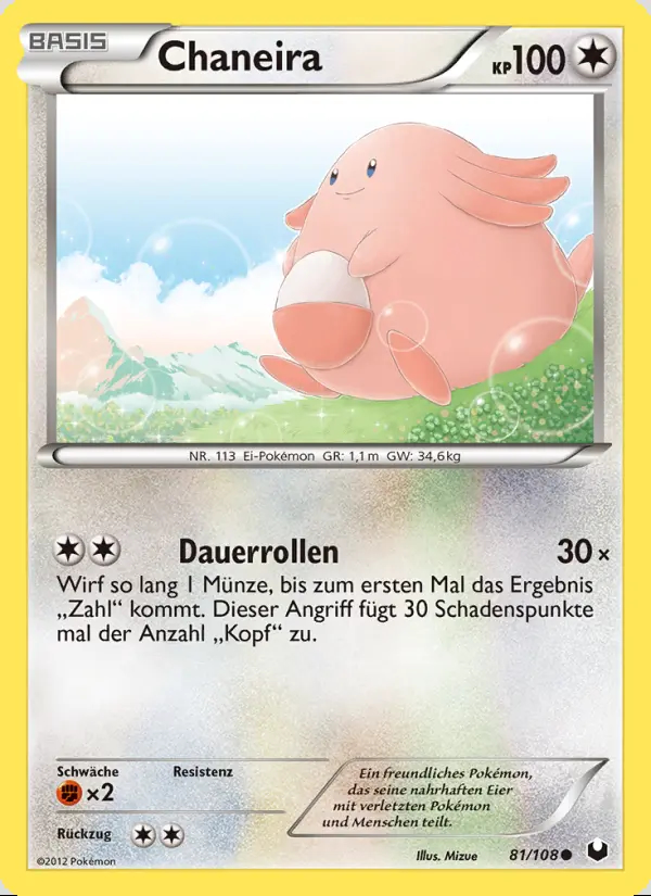 Image of the card Chaneira