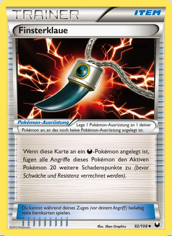 Image of the card Finsterklaue