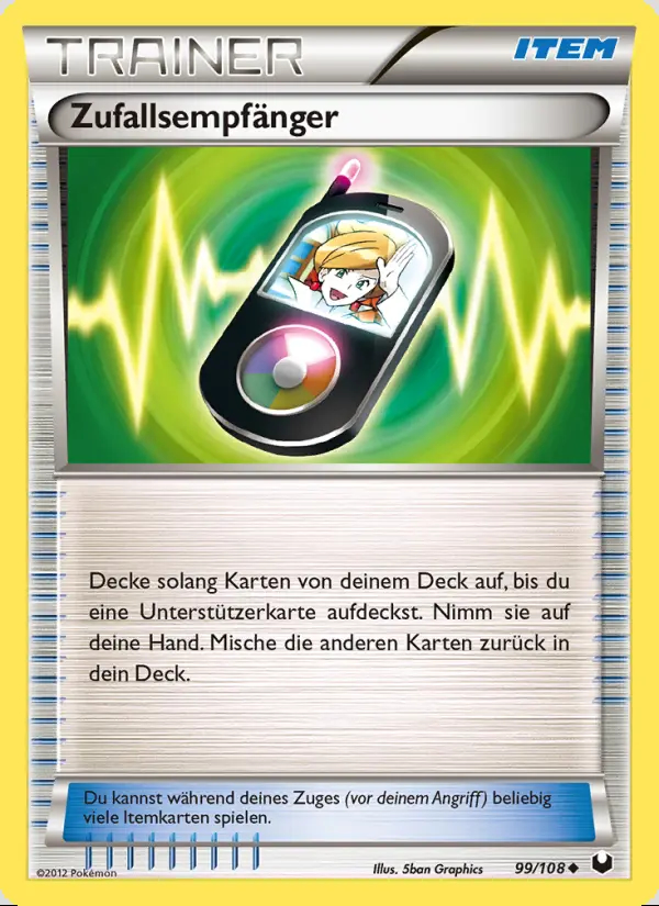 Image of the card Zufallsempfänger