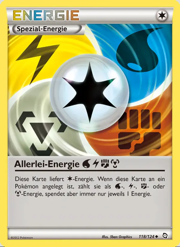 Image of the card Allerlei-Energie WaterLightningFightingMetal