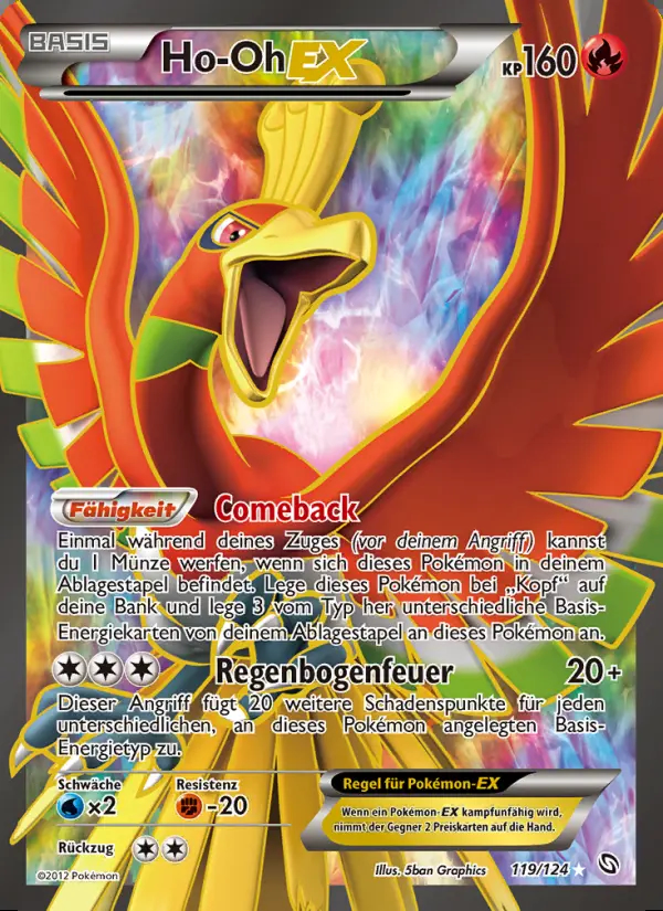 Image of the card Ho-Oh-EX