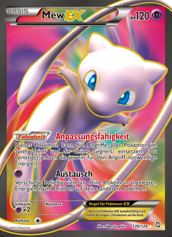 Image of the card Mew-EX