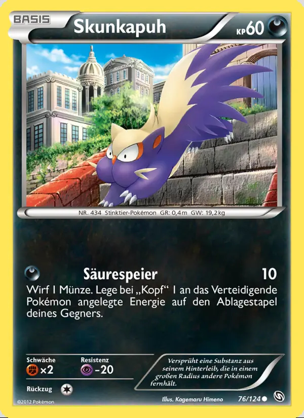 Image of the card Skunkapuh