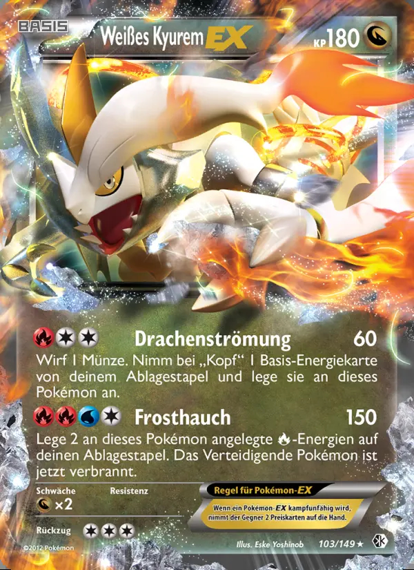 Image of the card Weißes Kyurem-EX