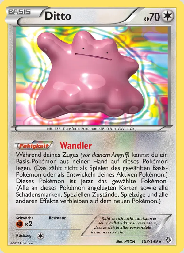Image of the card Ditto