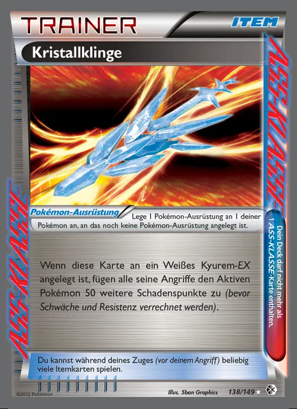 Image of the card Kristallklinge