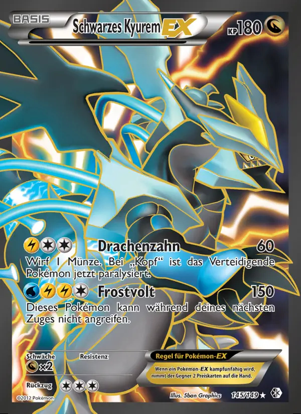 Image of the card Schwarzes Kyurem-EX