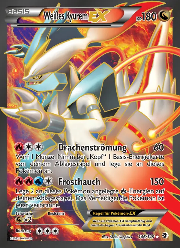 Image of the card Weißes Kyurem-EX