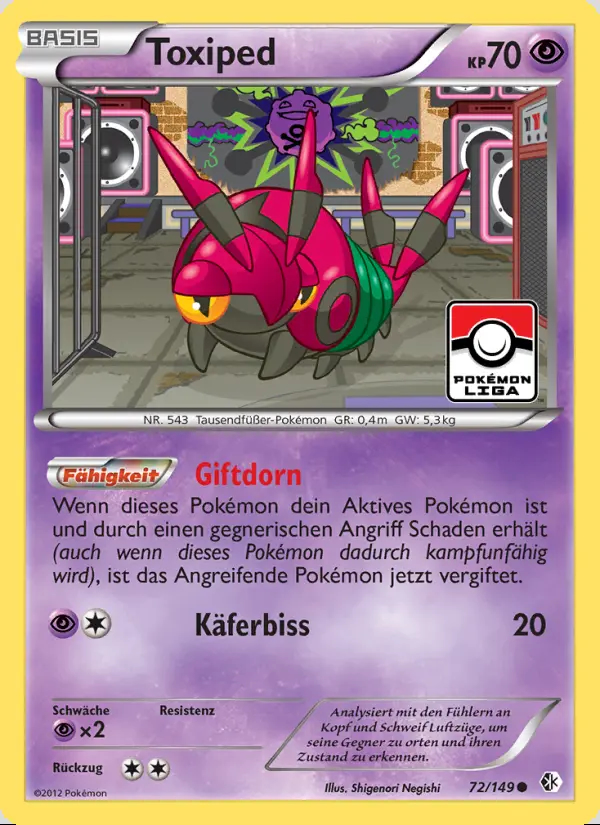Image of the card Toxiped