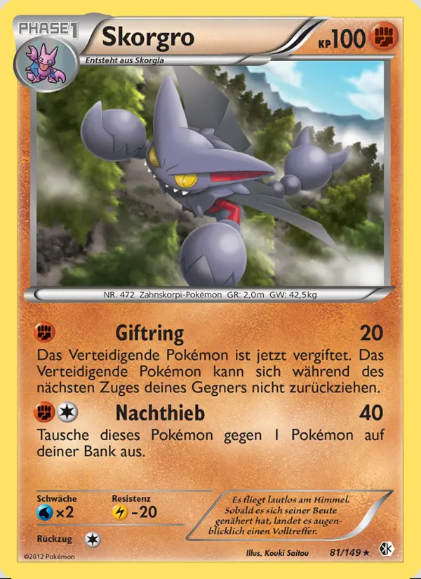Image of the card Skorgro